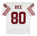 49ers Jerry Rice Authentic Signed White Mitchell & Ness Jersey Fanatics