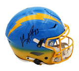 Keenan Allen Signed Los Angeles Chargers Speed Flex Authentic Custom NFL Helmet