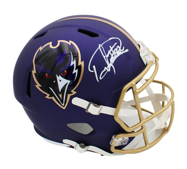 Derrick Henry Signed Baltimore Ravens Speed Full Size Alternate 2024 NFL Helmet