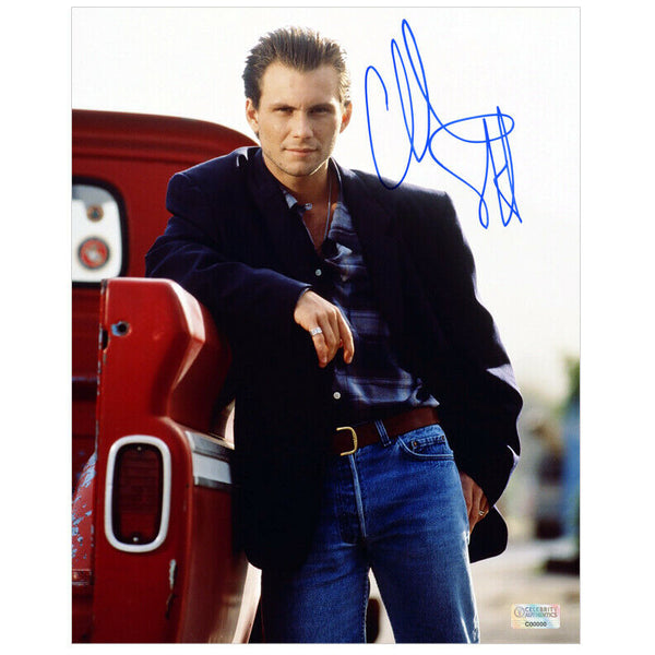 Christian Slater Autographed Casual 8x10 Photo