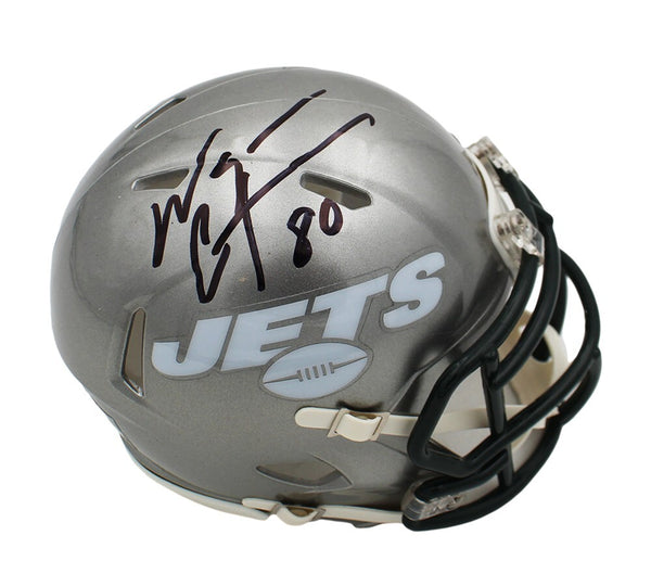 Wayne Chrebet Signed New York Jets Speed Flash NFL Mini Helmet