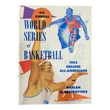 College All-Americans vs Harlem Globetrotters 1953 Official Souvenir Program