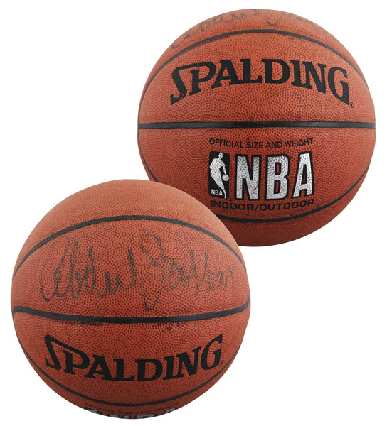 Lakers Kareem Abdul-Jabbar Authentic Signed Spalding I/O Basketball JSA #CS73767