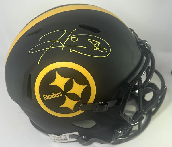 Steelers HINES WARDS Signed Full Size ECLIPSE Replica Speed Helmet AUTO - BAS