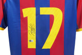 Pedro Signed Barcelona FC Jersey (Beckett) 2010 World Cup Spanish National Team