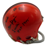 Browns HOFers (2) Lavelli & Mitchell Signed/Autographed Mini Helmet JSA 201581