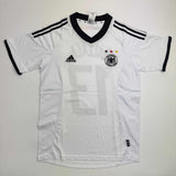 Autographed/Signed Michael Ballack Germany White Jersey Beckett BAS COA