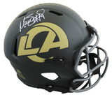 Rams Matthew Stafford Signed STS IV Full Size Speed Rep Helmet W/ Case BAS Wit