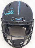 DERRICK HENRY AUTOGRAPHED TITANS ECLIPSE FULL SIZE AUTH HELMET BECKETT 222793