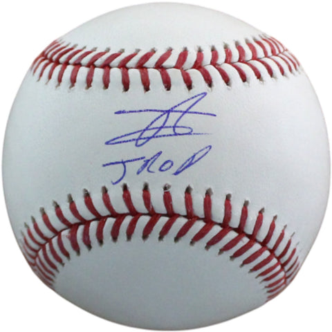 Julio Rodriguez Autographed Seattle Mariners OML Baseball J ROD Fanatics 54510
