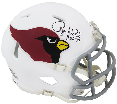 Roger Wehrli Signed Cardinals T/B Riddell Speed Mini Helmet w/HOF'07 - (SS COA)