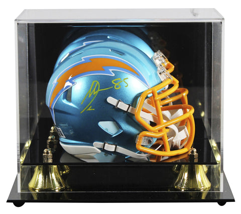 Chargers Antonio Gates Signed Flash Speed Mini Helmet W/ Case BAS Witnessed