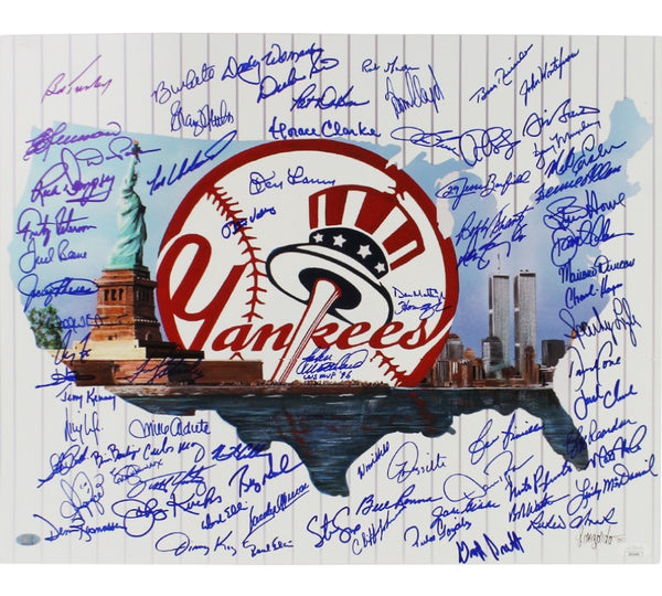 Don Mattingly, Lou Piniella, David Cone Signed NY Yankees Unframed 16x20 Photo