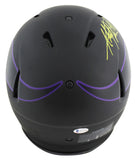 Vikings Adrian Peterson 2012 NFL MVP Signed Eclipse Proline F/S Speed Helmet BAS