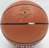Dave Ellis Autographed NBA Leather Basketball San Antonio Spurs JSA #AZ56120