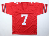 Jordan Hancock Signed Ohio State Buckeyes Home Jersey (T.S.E.) Buffalo Bills D.B