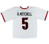 Adonai Mitchell Signed Georgia Custom White Jersey