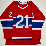 Autographed/Signed Kaiden Guhle Montreal Red Hockey Jersey JSA COA