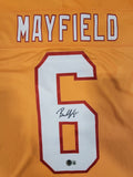 BAKER MAYFIELD SIGNED TAMPA BAY BUCCANEERS NIKE VAPOR LIMITED FUSE JERSEY BAS QR