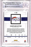 Courtland Sutton Autographed 2018 Panini #323 Trading Card Beckett 38527