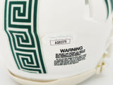 ANDRE RISON AUTOGRAPHED MICHIGAN STATE SATIN WHITE MINI HELMET HOF JSA 232857