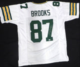 Green Bay Packers Robert Brooks Autographed Signed White Jersey PSA/DNA #3T12308