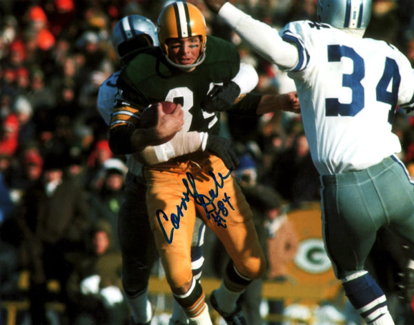 Packers CARROLL DALE Signed 8x10 Photo #4 AUTO - SB I & II Champ