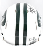 Wayne Chrebet Autographed New York Jets Speed Mini Helmet - Beckett W Hologram
