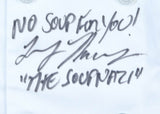 Larry Thomas Signed Chef's Coat "No Soup for You! & The Soup Nazi" (Schwartz QR)