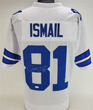Rahib "Rocket" Ismail Signed Dallas Cowboys Home Jersey (Beckett) Notre Dame W.R