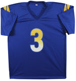 Rams Cam Akers Authentic Signed Blue Pro Style Jersey BAS Witnessed