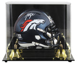 Broncos John Lynch Authentic Signed 2024 Speed Mini Helmet W/ Case BAS Witnessed