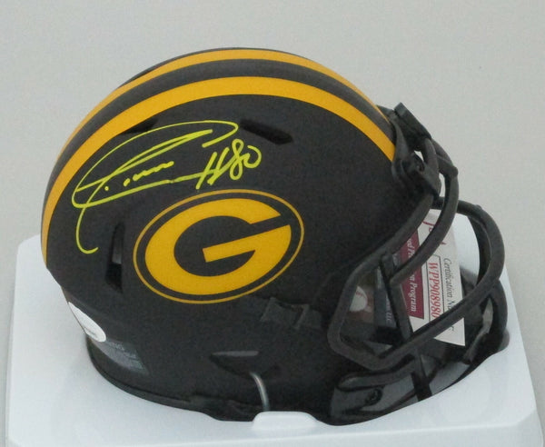 Packers DONALD DRIVER Signed Riddell ECLIPSE Speed Mini Helmet AUTO - JSA