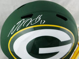 Davante Adams Signed Green Bay Packers F/S AMP Speed Helmet- JSA W Auth *White