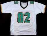 Jimmy Smith Signed Jacksonville Jaguars White Jersey (Beckett) 5xPro Bowl W.R.