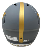 Jacory Croskey-Merritt Signed Commanders Full Size Rave Replica Speed Helmet BAS