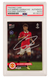 Alejandro Garnacho Signed 2022-23 Topps Now Debut Rookie Card - PSA Authentic