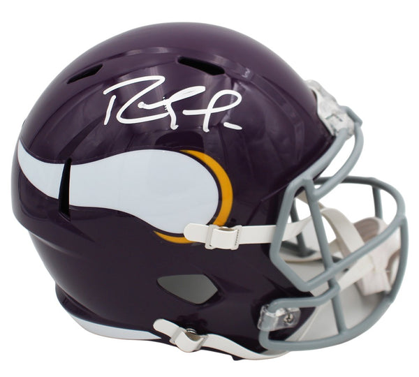 Randy Moss Signed Minnesota Vikings Full Size Speed Throwback 1961-1979 Helmet