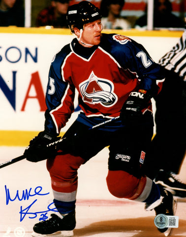 Mike Keane Autographed/Signed Colorado Avalanche 8x10 Photo Beckett 57686