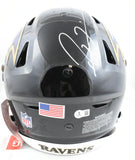 Ray Lewis Autographed Baltimore Ravens F/S SpeedFlex Helmet- Beckett W Hologram