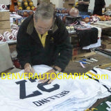 Joe Bellino Autographed/Signed Navy White XL Jersey Heisman 10475