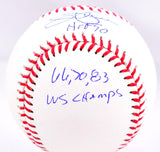 Jim Palmer Autographed Rawlings OML Baseball w/3 Inscriptions- Beckett W Holo