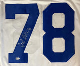 John Dutton Signed Dallas Cowboys Jersey (Sports Integrity) 1975 NFL Sack Leader