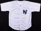 Johnny Damon Signed New York Yankees Home Pinstriped Jersey (JSA COA)
