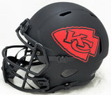 Joe Montana Autographed Chiefs Eclipse Black Full Size Helmet Beckett Y11606