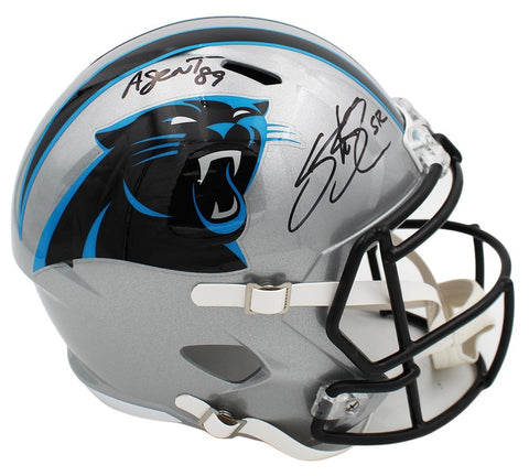 Steve Smith Signed Carolina Panthers Speed Full Size NFL Helmet with "Agent 89"