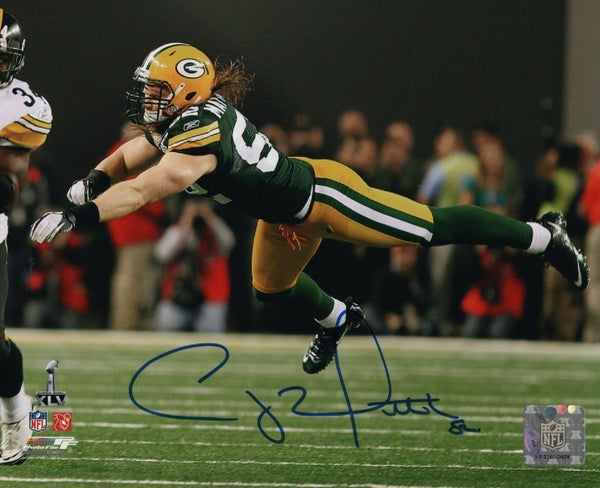 Packers Super Bowl Champ CLAY MATTHEWS Signed 8x10 Photo #11 AUTO