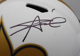 Alvin Kamara Autographed Lunar Eclipse Full Size Helmet Saints Beckett 1W403534