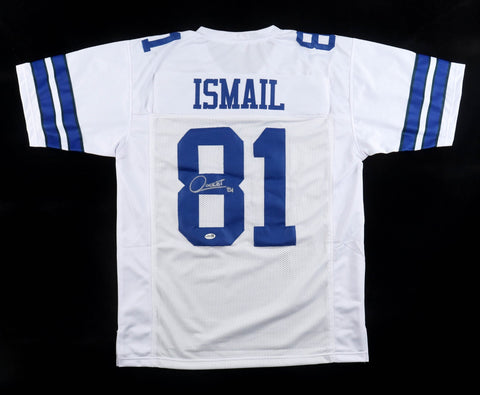 "Rocket" Rahib Ismail Signed Dallas Cowboys Home Jersey (JSA COA) Notre Dame W.R