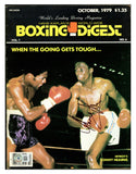 Thomas The Hitman Hearns Autographed Boxing Digest Magazine Beckett QR #BK08870